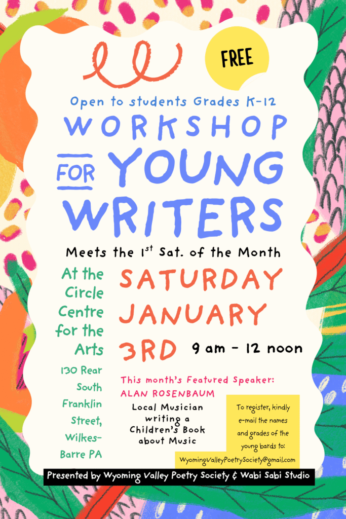 January 2026 Young Writers Workshop flyer